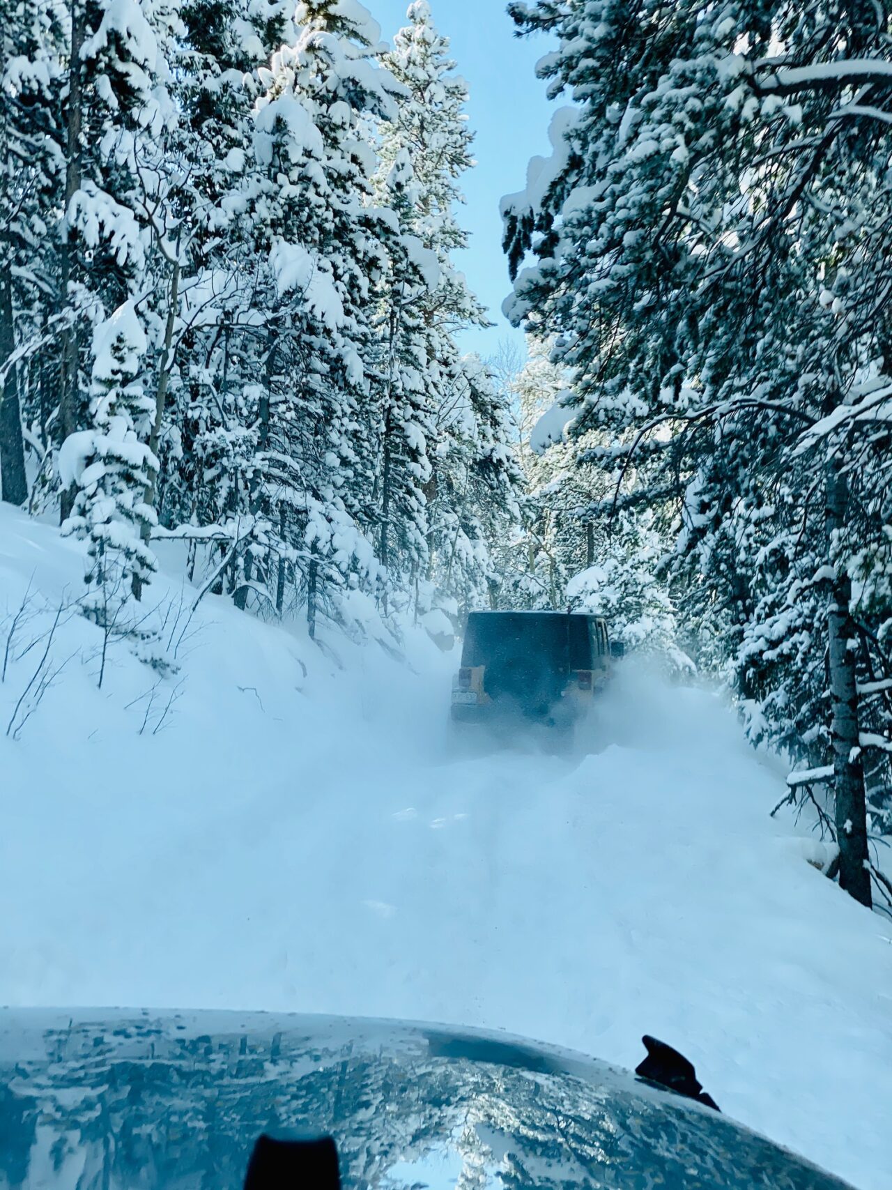 Native Jeeps Trails in Winter