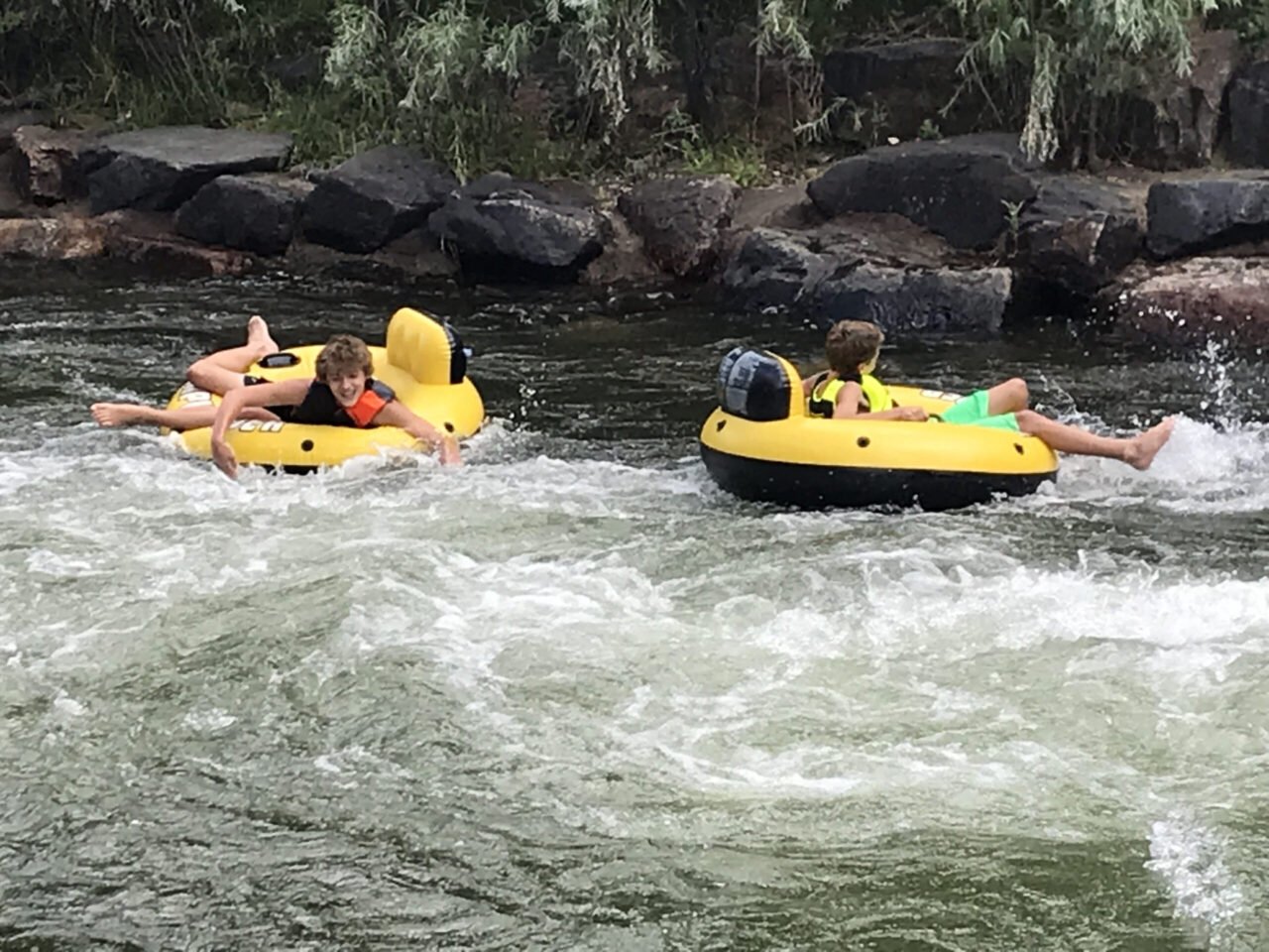 Tubing in Golden Escape the heat