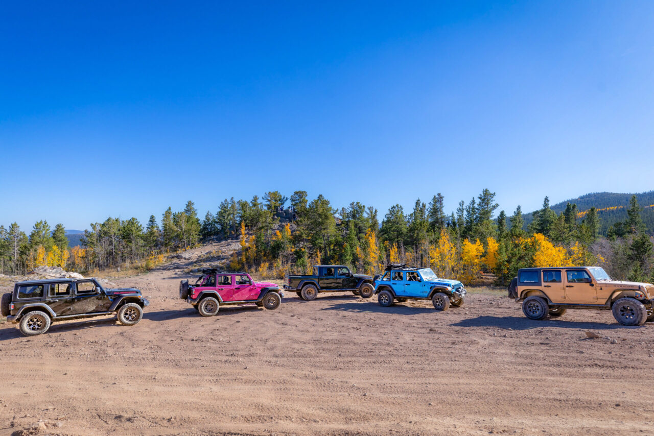 Denver Jeep trails fall colors