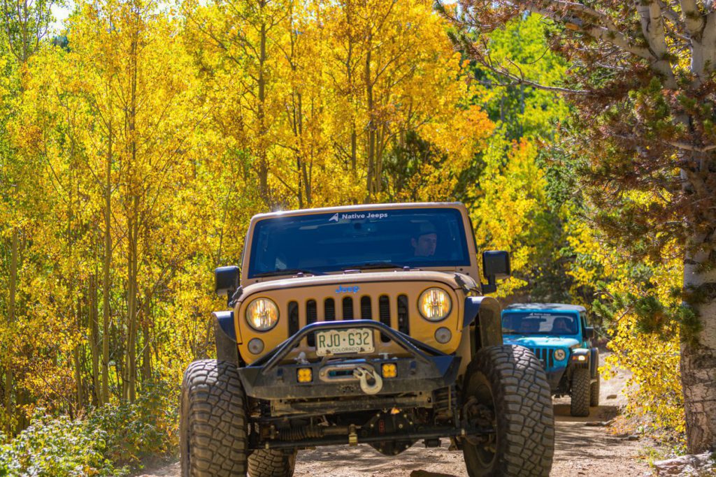 Native Jeeps Fall Colors